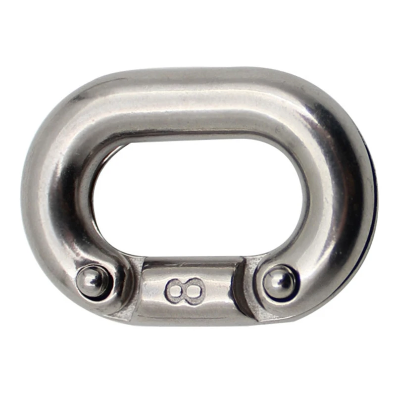 1Piece Quality Chain Link Connector, 316 Steels Marine Grade C Link Split Connectings Ship Anchors Chain