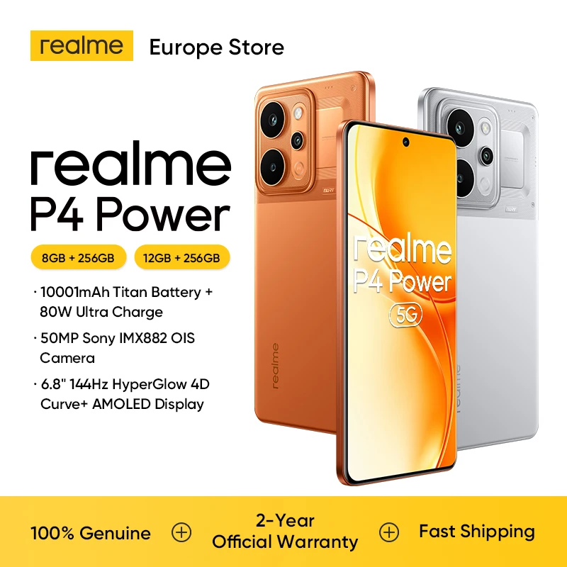 Realme P4 Power 5G Wersja EU telefon z EU za $396.02 / ~1529zł