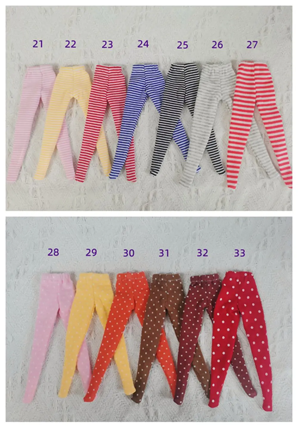 Plush Doll Accessories Doll Clothes Accessories Doll Accessories Handmade Doll Pantyhose Socks Stockings For Blyth Pullip Doll