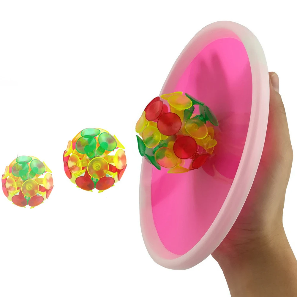 Kids Plaything Fidget Toy for Kids Ball Toy for Children Suction Toy Stick Ball Sucker Ball Suction Cup Ball