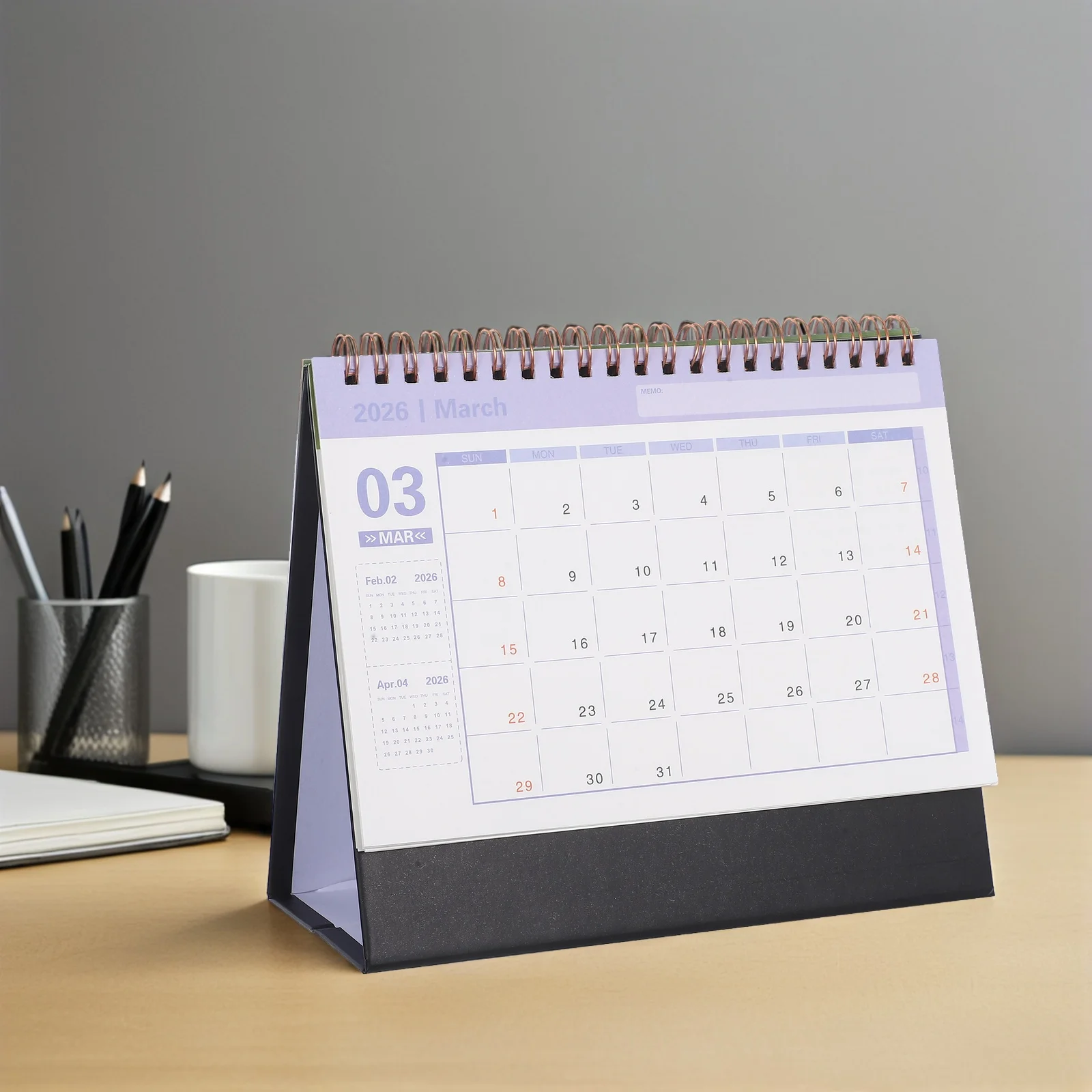 Small Desk Calendar 2025-2026 Calendars Pocket Planner Desktop Pad Mini Notepad  Desk Calendar 2026  Schedule Calendar 