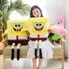 Big Size Cute SpongeBob Patrick Star Plush Toy Very Soft Hug Pillow Stuffed Cartoon Anime Plushies Kawaii Doll Xmas Gifts 5