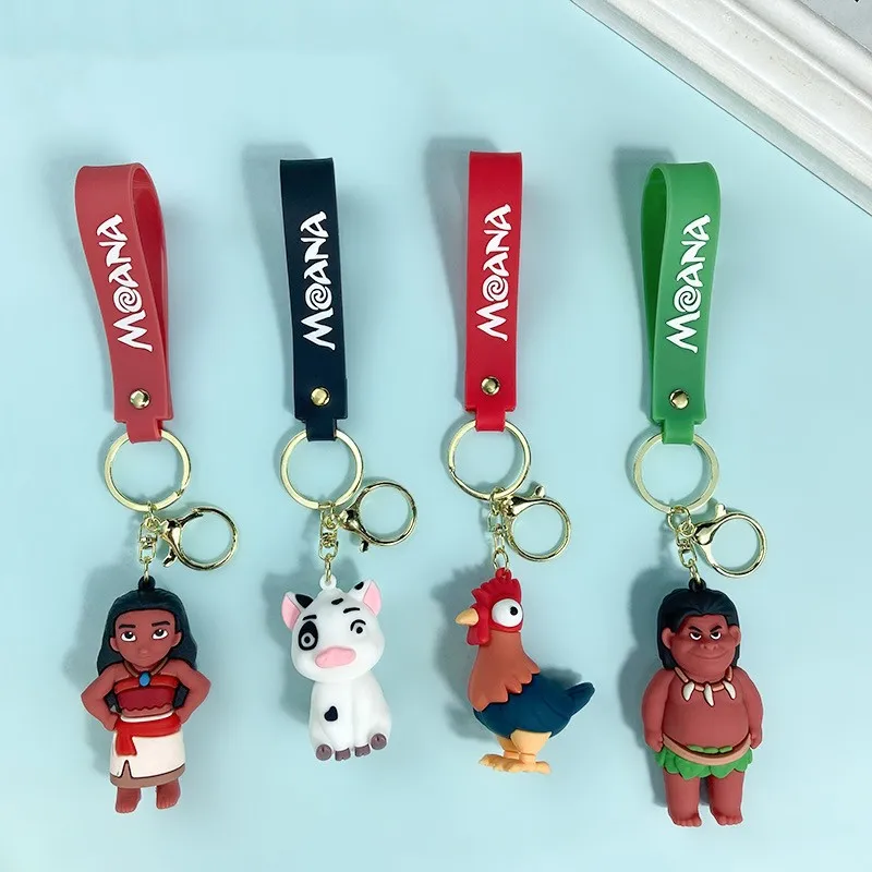 

Anime Disney stitch Keychain Cartoon Cute Doll Keyring Ornament Key Chain Car Pendant Kids Gift