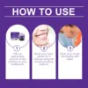 Purple Brightening Powder Conceals Stains No Sensitivity Toothpaste Whitening Powder For Coffee, Tea, Wine, And Tobacco Stains 4