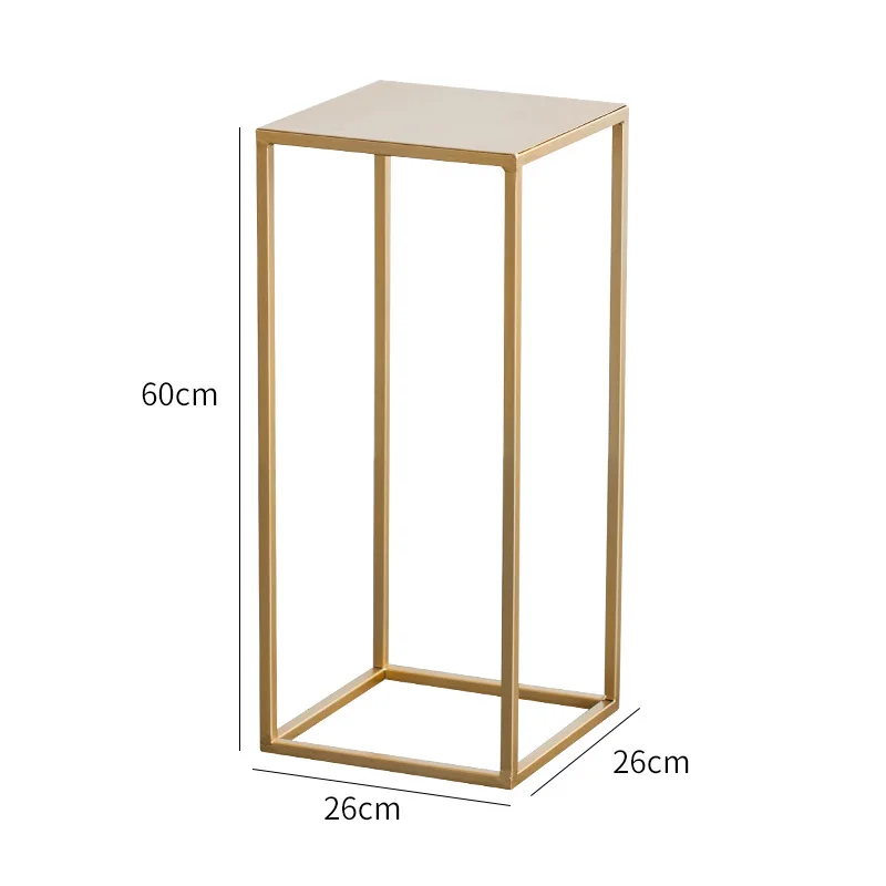 Creative Nordic Iron Flower Rack Indoor Green Plant Flower Pot Rack Living Room Shelf Balcony Simple Floor Style Table