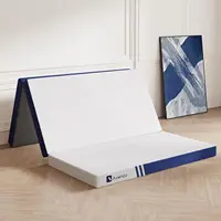 Folding Mattress Queen, Trifold Mattress 4 Inch Memory Foam for Guest Room/Caravan/Camping/Travel Mattress, Tri Folding Mattress 1