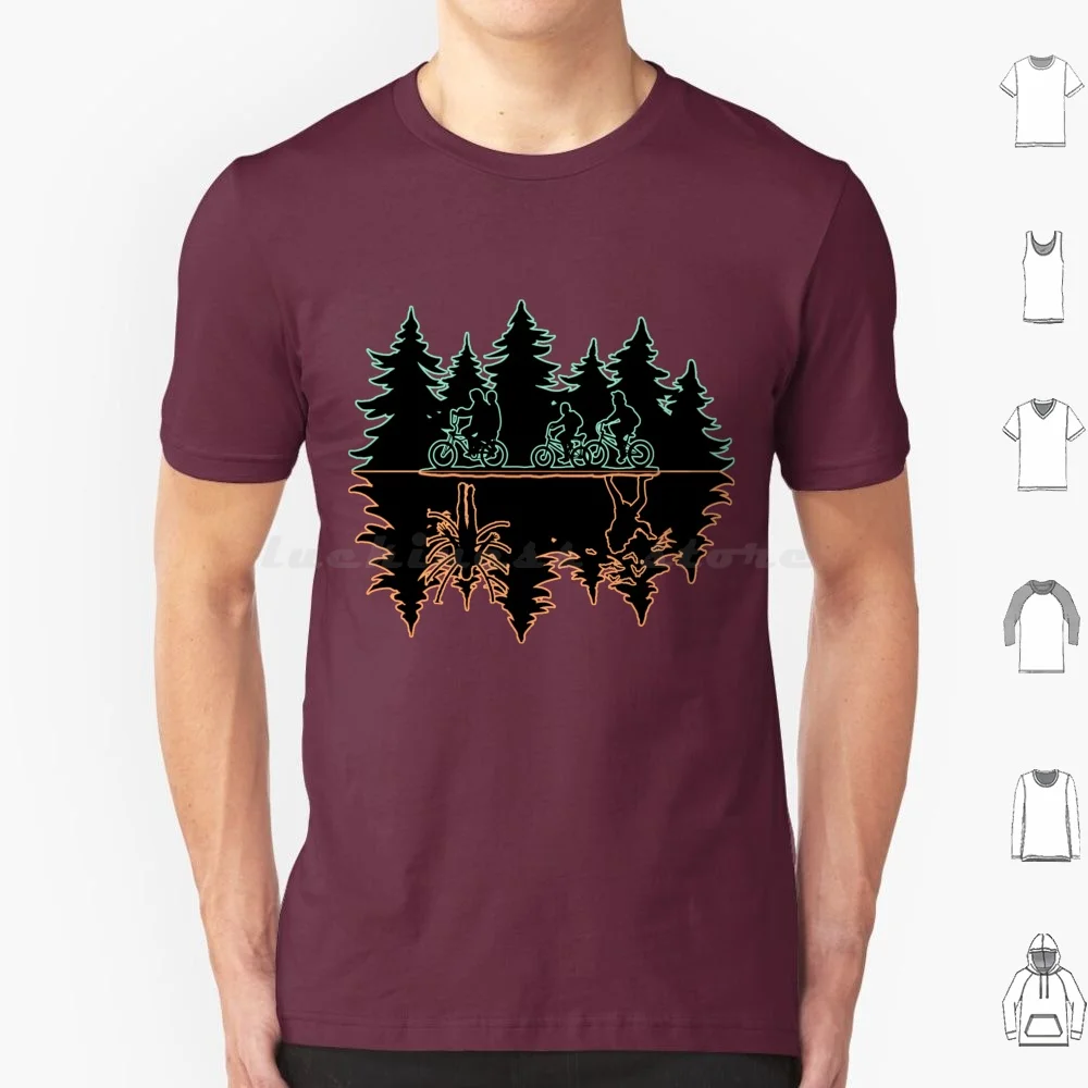 ( The Upside Down ) 2 T Shirt 6xl Cotton Cool Tee Things Stranger Will Byers Mike Eleven Lucas Dustin 80s Hawkins Netflix 1980s