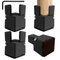 4PCS Black Hx50mm
