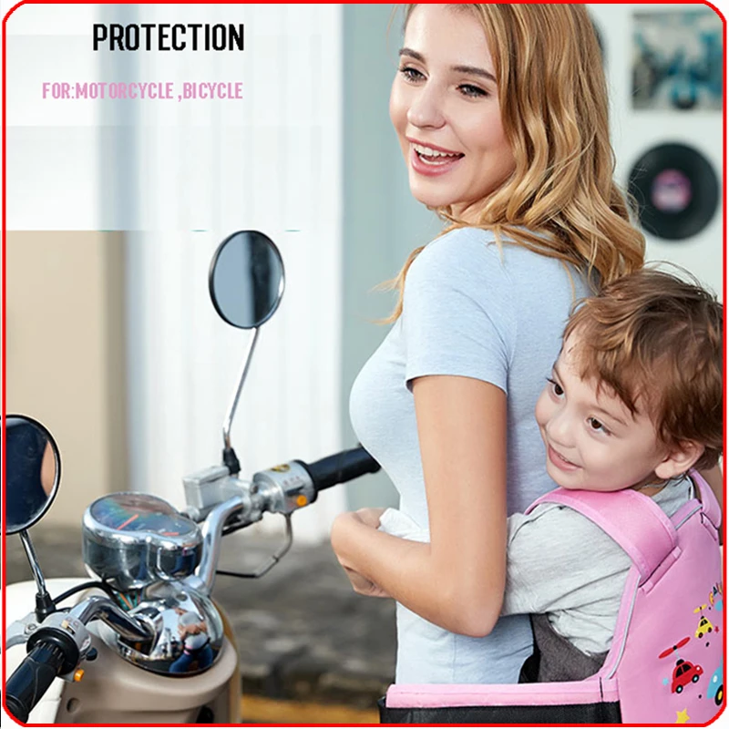 Reflective vest Child Motorcycle back seat belt motorbike Reflect protection hold Safety Belt Electric Kids Riding Vehicle Safe Strap Vest
