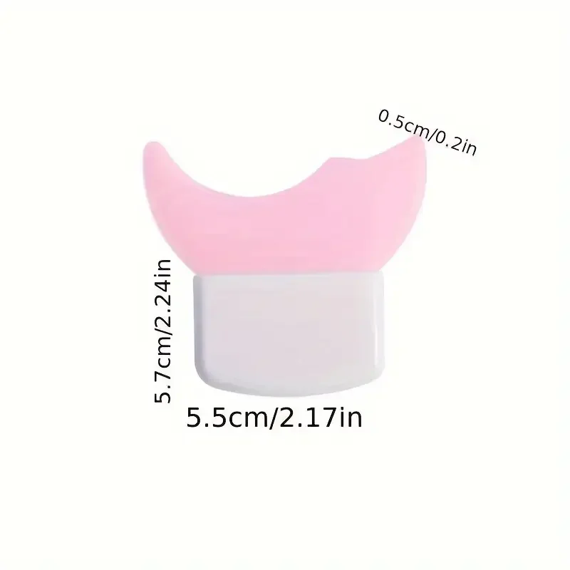 Silicone Eye Makeup Auxiliary Tool - Multi-functional Mascara/eyeshadow/eyeliner, Reusable, Suitable for Beginners' Eye Makeup