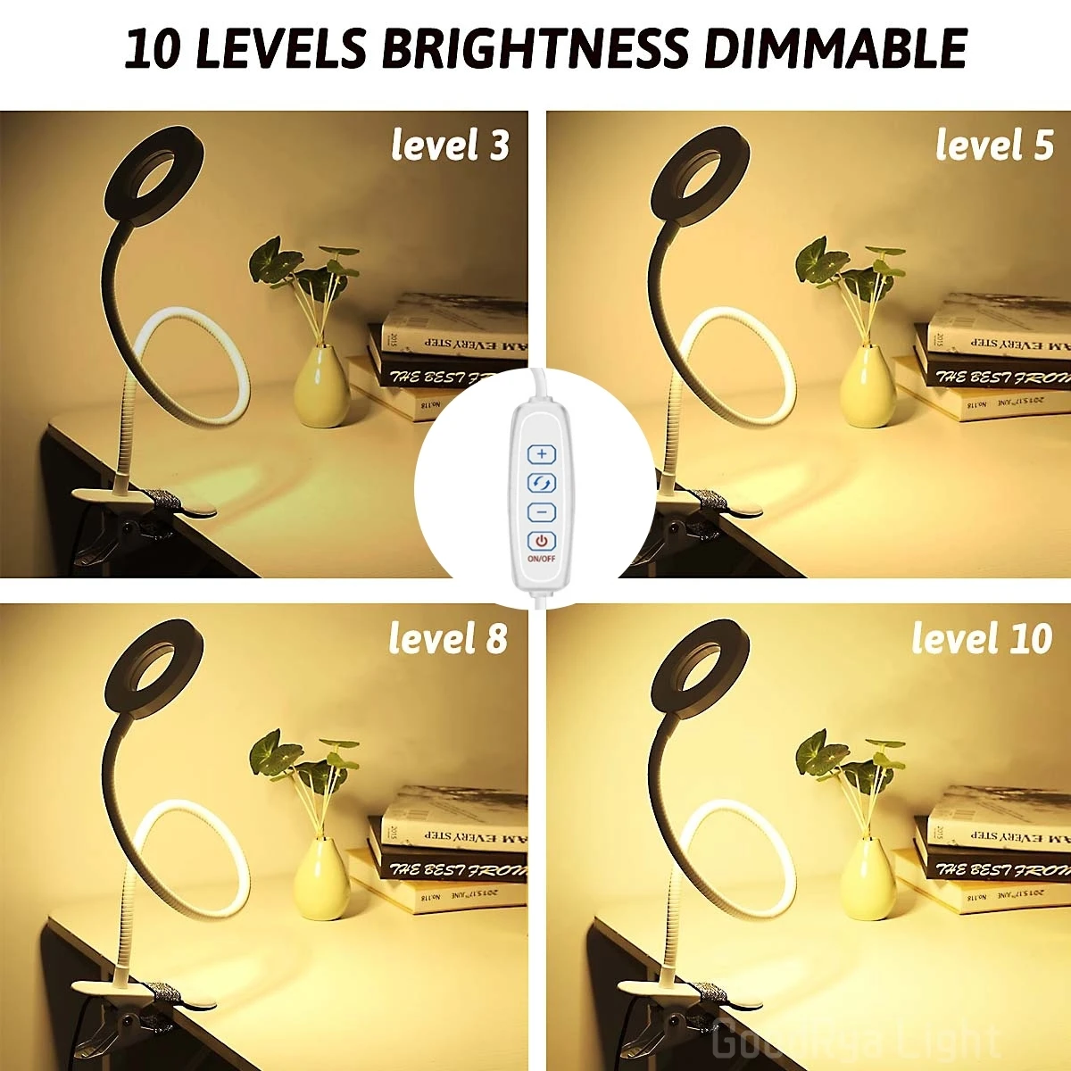 LED Standing Lighting Flexible Light Table Lamp Kids Work Desk Lamp Bedroom Adjustable Clamping Bed Lamp Written Reading Lamps