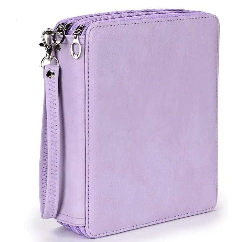 Color Pencil Case 120 slot luxury PU leather pencil cases