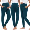 Pregnancy Clothes Women Winter Womens Maternity Pant Solid Color Casual Pants Stretchy Comfortable Post Maternity Clothes Pants 1