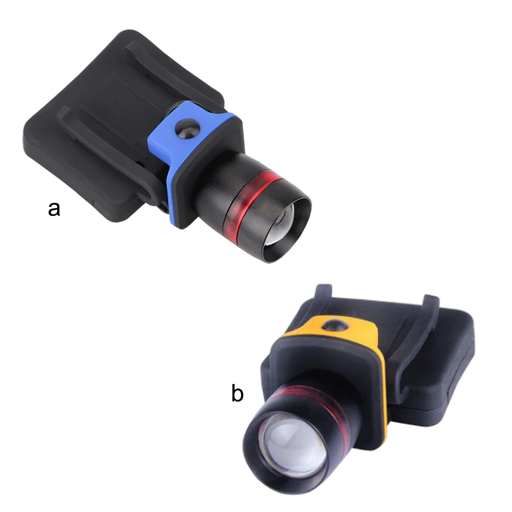 

Clip-on Headlamp Head Torch Camping Flashlight 3 Modes Headlight Yellow