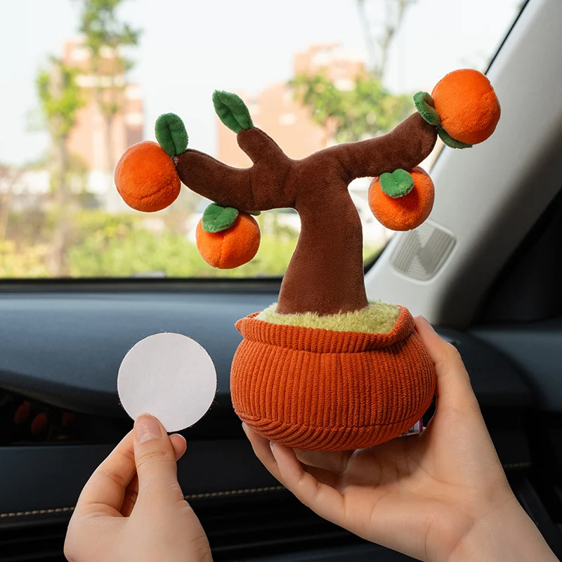 Green Plush Toy Aromatherapy Ornament for Home and Car Decor