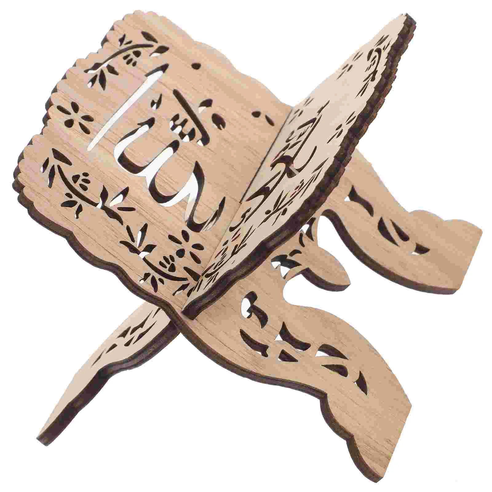 

Настольная полка для книг Eid Mubarak, подставка для молитв, Деревянная Классическая подставка для чтения из Библии, ислама