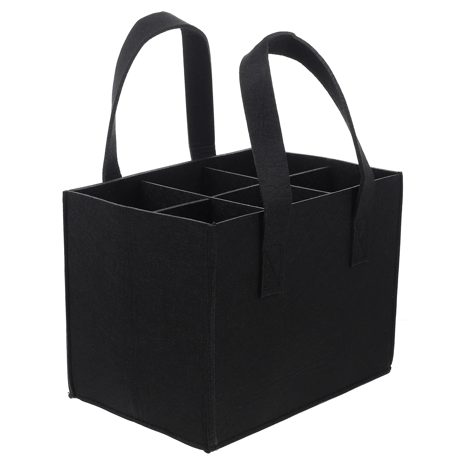 

Rack Bag Storage Multifunctional Pouch Felt Carrying Carrier with Handle Reusable Holder Travel