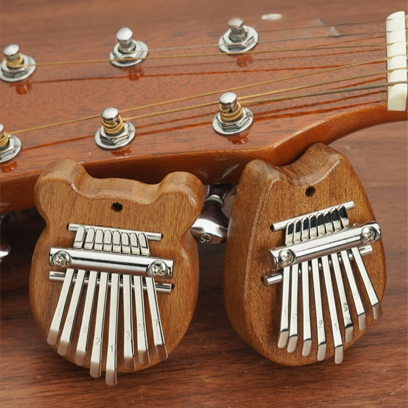 8 Key Mini Wood Kalimba High Quality Exquisite Finger Thumb Piano Marimba Musical Good Accessories Pendant Gift