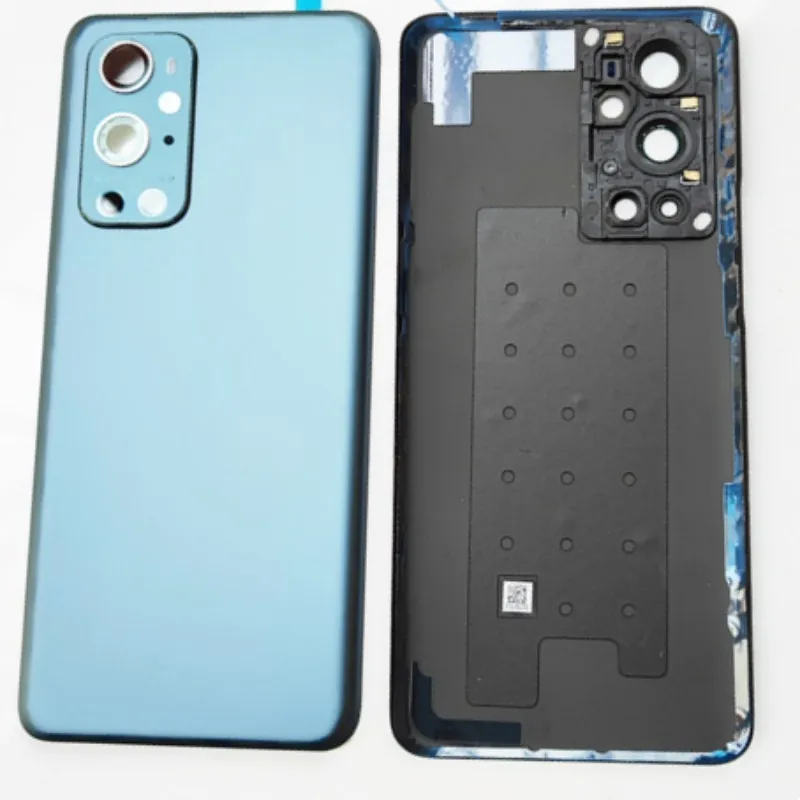OnePlus 9 Pro 배터리 커버 유리 패널 후면 도어 하우징 케이스 Oneplus 9 / 9R / 9RT 후면 커버 (카메라 렌즈 포함)용 AAA 글래스