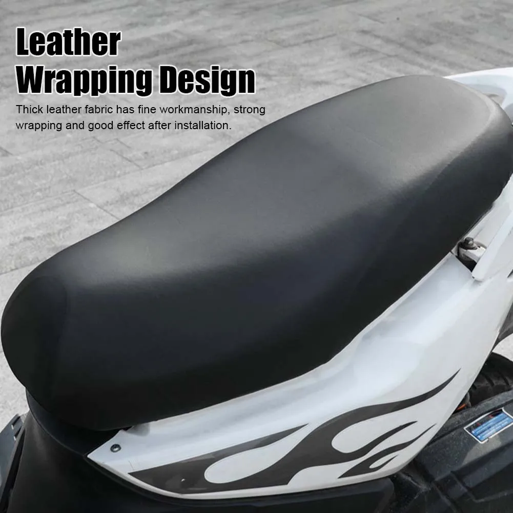 Motorcycle Rain Seat Cover Universal Flexible Waterproof Saddle Cover Black 3D Dust UV Sun Sown Protect Motorcycle Accessories