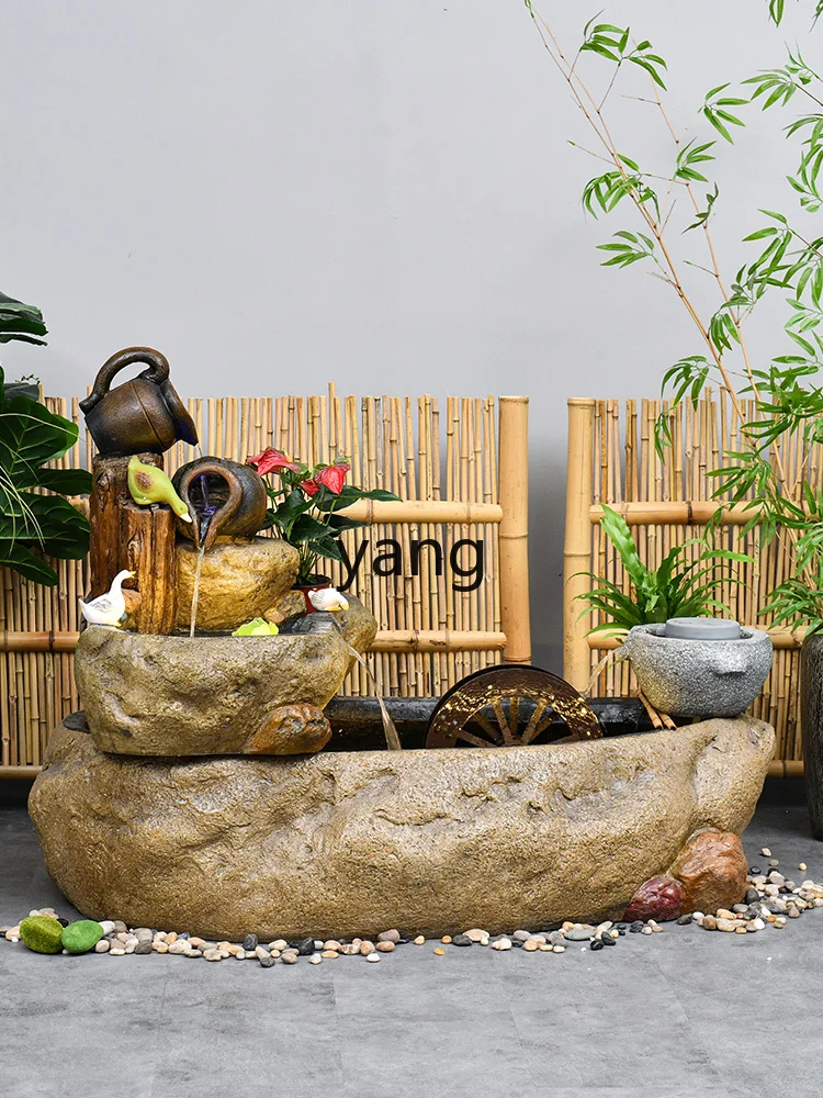 CX Chinese Style Water Fountain Indoor Landscape Decoration Water Club Balcony Landscape Decoration