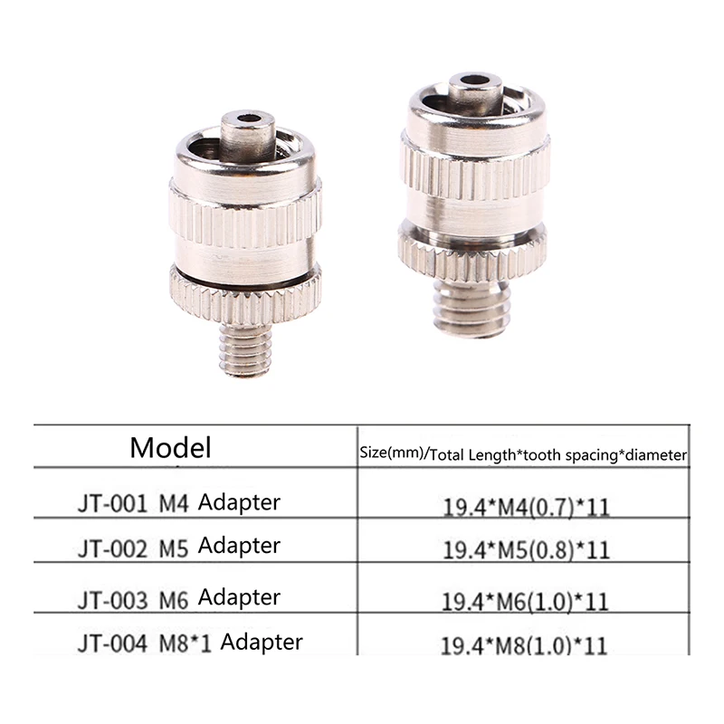 M4 M5 M6 M8 Screw Thread Nickel Plated Brass Syringe Metal Luer Lock Adapter