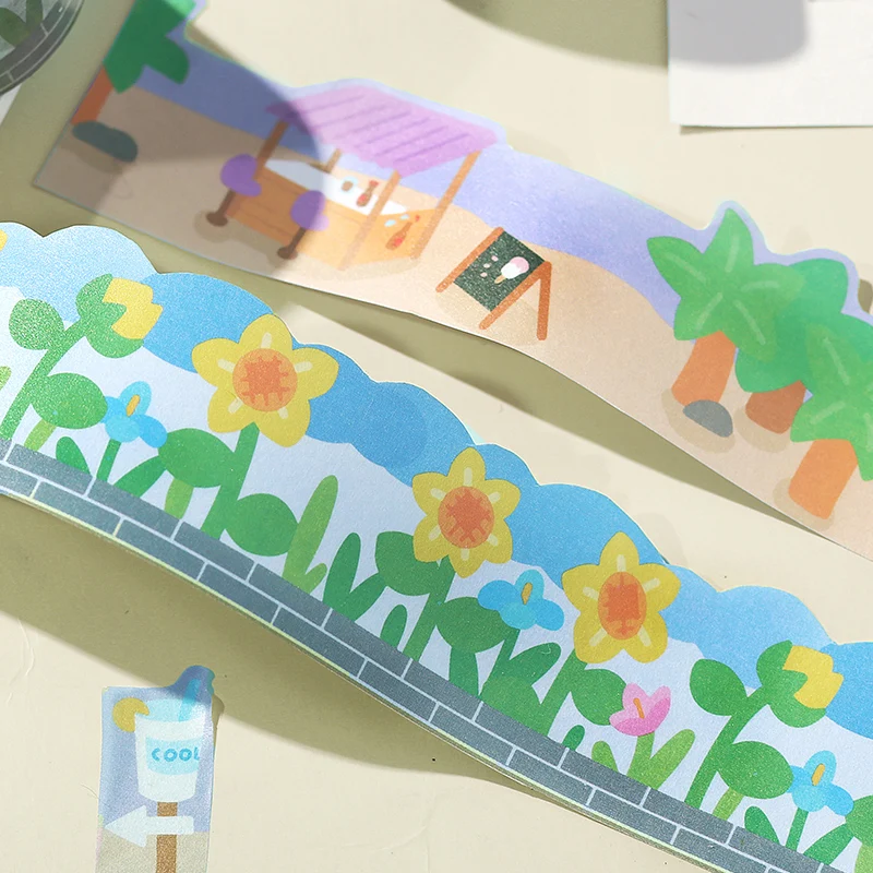 Island Driftage Series Washi Tape Decoration Hand Account DIY Scrapbook Diary Album Collage Stationery Masking Tapes