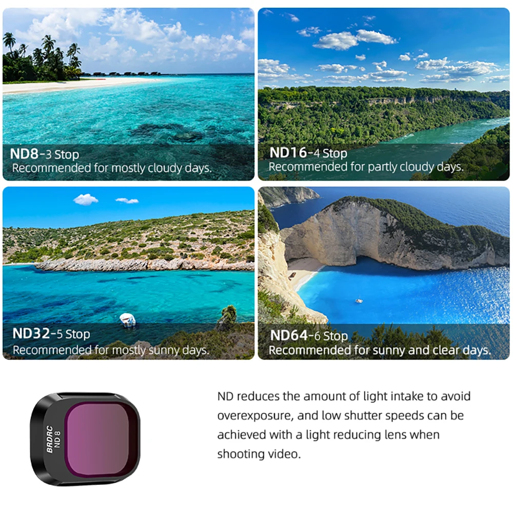 Filtros Conjunto para DJI Mini 4 Pro