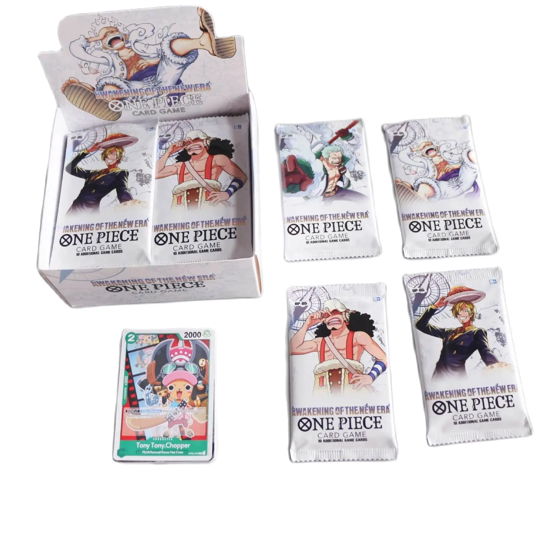 40/300Pcs ONE PIECE card TCG OP-05 Luffy Sun God Nika Zoro Shanks