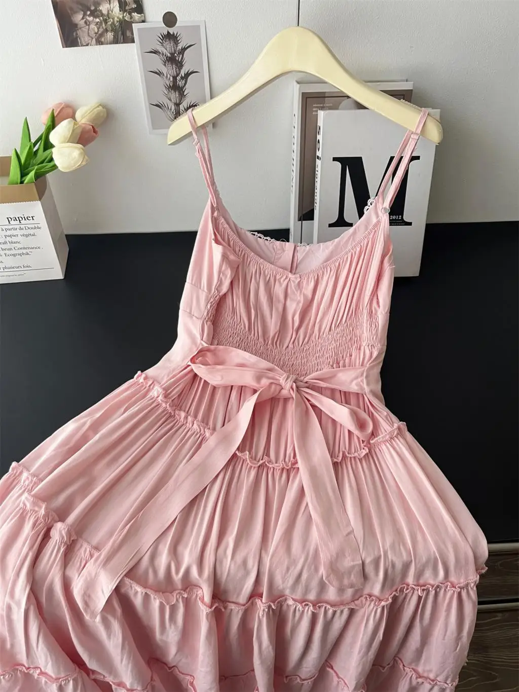 French Elegant Dresses for Women Solid Spaghetti Strap Summer New Ruffles A-line Casual Korean Chic Midi Vestidos Mujer