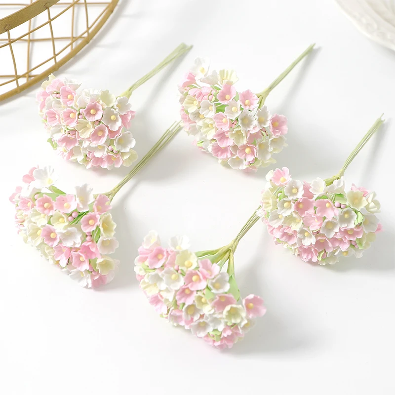 1/3/5 Stück 11cm Künstliche Seidenblumen Schleierkraut für Gartenbogen Bonsai Hochzeit Valentinstag Heimdekoration Festival DIY Geschenke – Detail 8