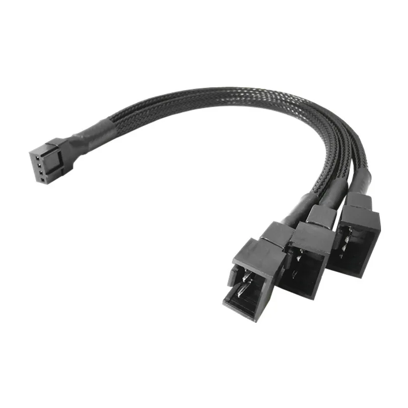 1 к 2 3 4 разделитель PWM 4pin 3pin компьютерная материнская плата коннектор для кулера