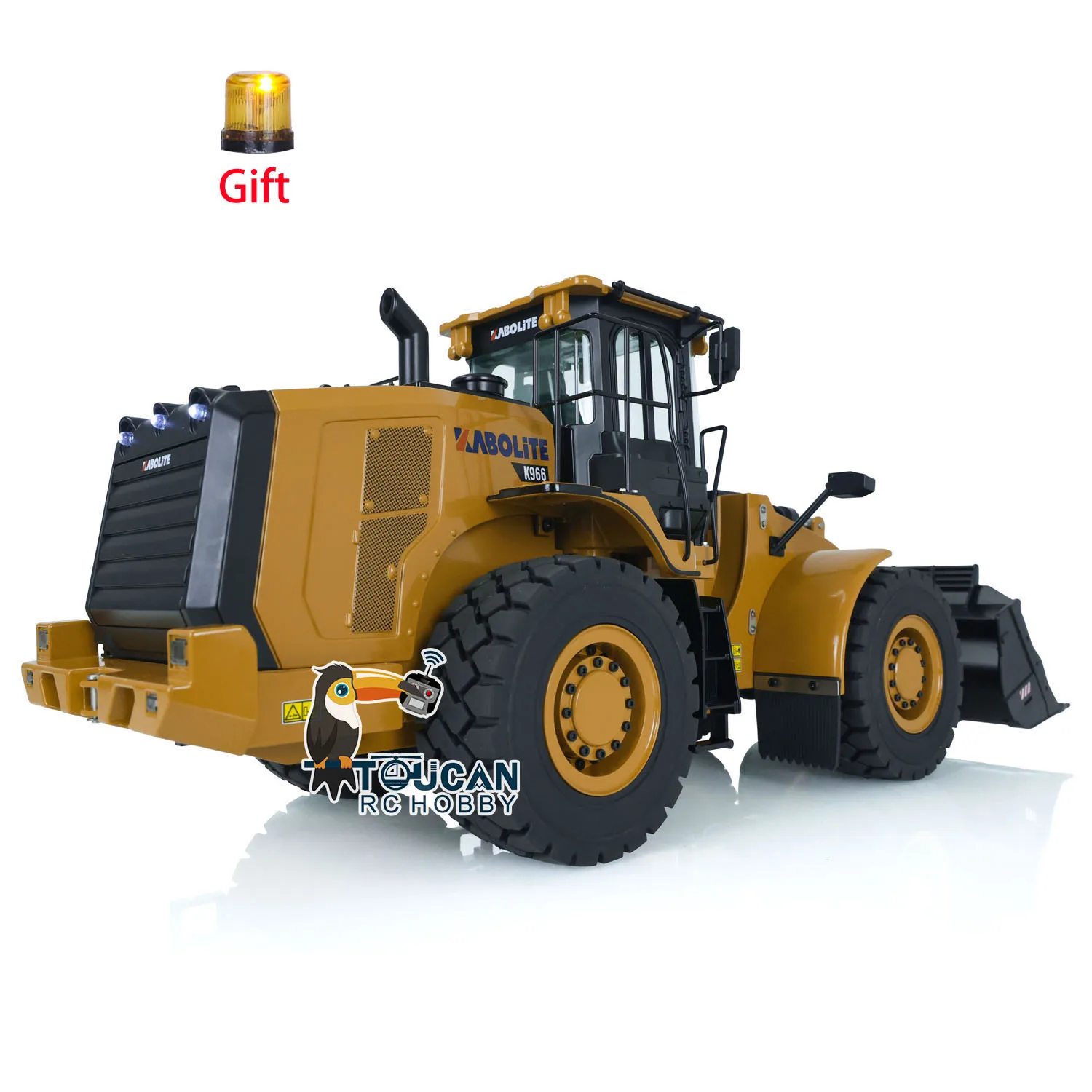 KABOLITE RC K966 1/16 Scale Hydraulic Loader RTR Assembled Painted Model Outdoors Toys Construction Machine Car Gift Model 4