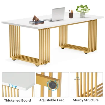 Tribesigns Modern Office Desk, 70.9 4