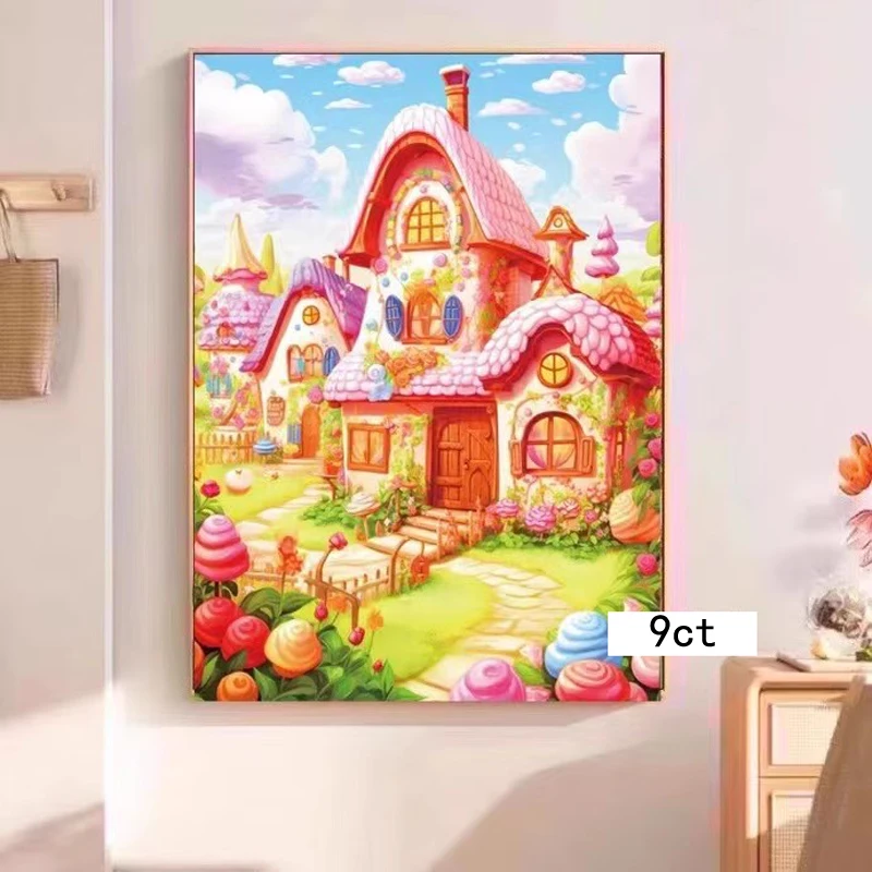 

Набор для вышивки в китайском стиле, 9 карат, 60x80 см