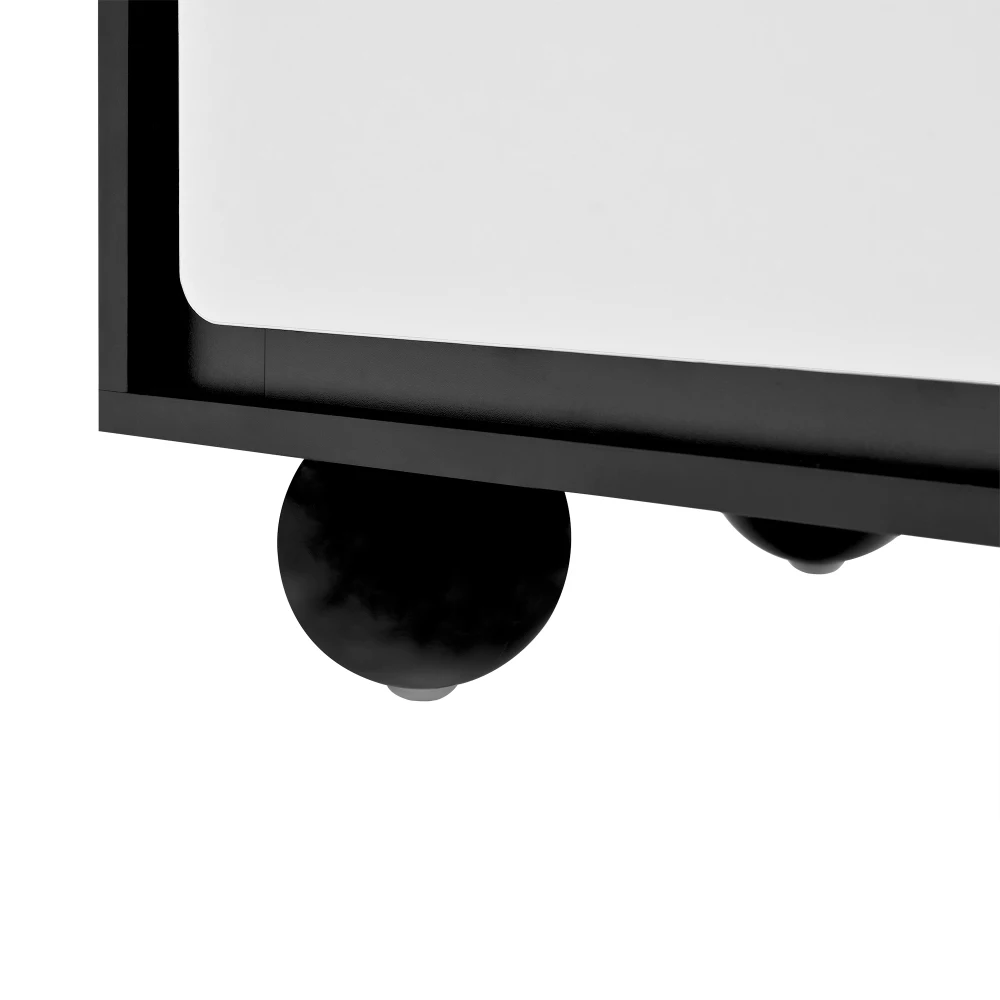 PINGGO Stilvolle Kommode mit Sechs Schubladen Modernes Design Frisiertisch Sideboard Praktische Funktion 140x38x74,5cm – Detail 21