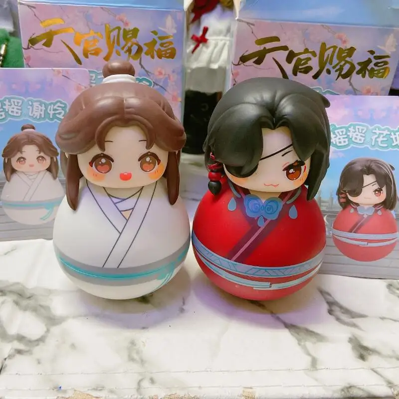 Tian Guan Ci Fu Blind Box, oficiales celestiales, vaso de bendición, Anime Xie Lian Hua Cheng, muñeca sorpresa misteriosa, figura de juguete, regalo