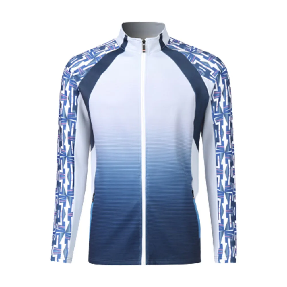 Men Women Tennis Badminton Jackets Autumn Winter Quick Dry Couple Print Long Sleeve Ping Ping Table Tennis Coat