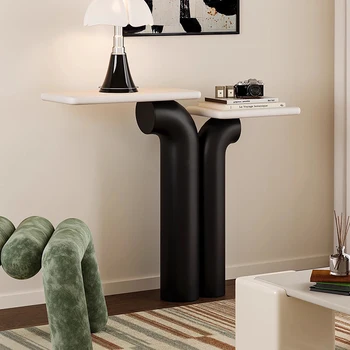 Tavoli consolle minimalisti italiani Tavoli consolle angolari sottili chic unici Mobili da salone nordici rustici Meuble Soggiorno