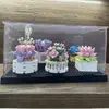 Acrylic Transparent Display Box Building Blocks Model Assemble Dust Cover Figures Toys Protection Showcase Compatible With Brand 5