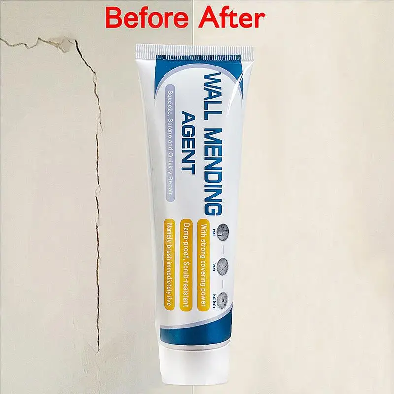 Tile Grout Wall Mending Agent 100g Wall Repair Cream With Scraper Paint Valid Mouldproof Quick-Drying Patch Restore