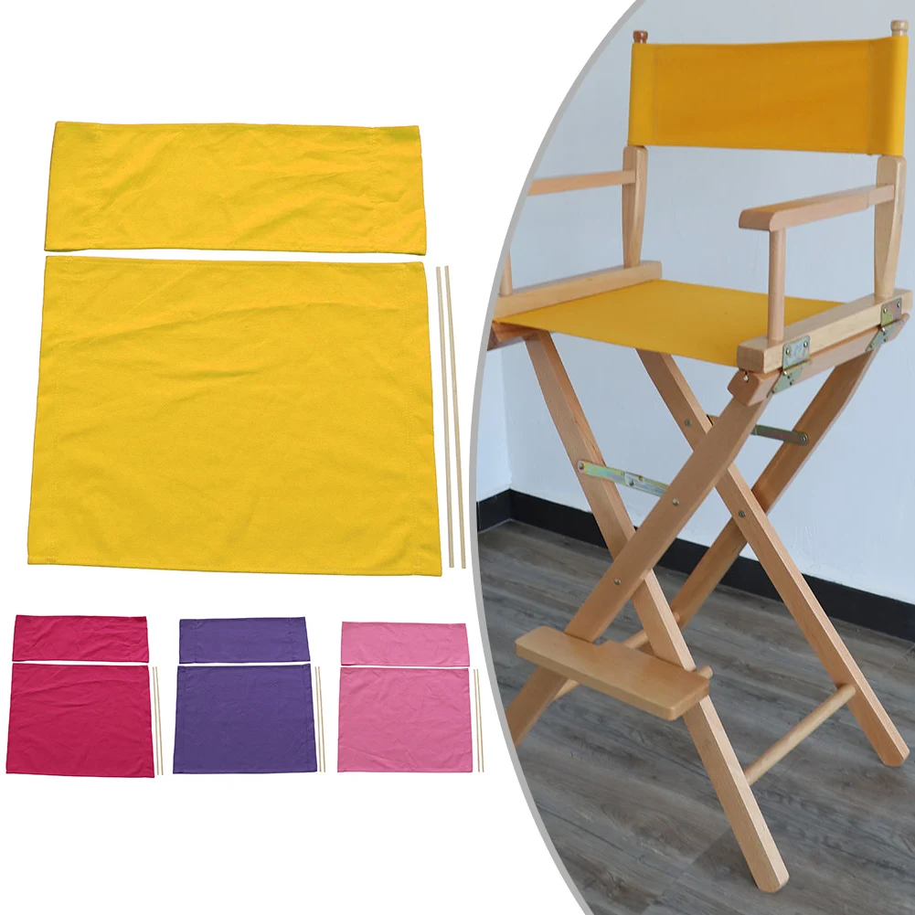 Director's Chair Seat & Backrest Replacement Cover - Breathable, Easy-to-Clean Fabric
