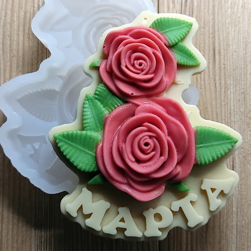 Shape Food Grade Silicone Mold 8 Of Roses Shape Silicone Chocolate