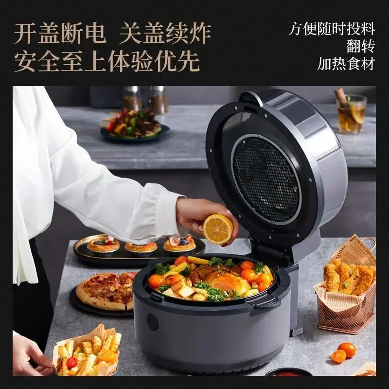 Air fryer. Large capacity. Electric oven. Home. New. Fully automatic. Household Electric fryer Oil-free Low-fat For French fries 3