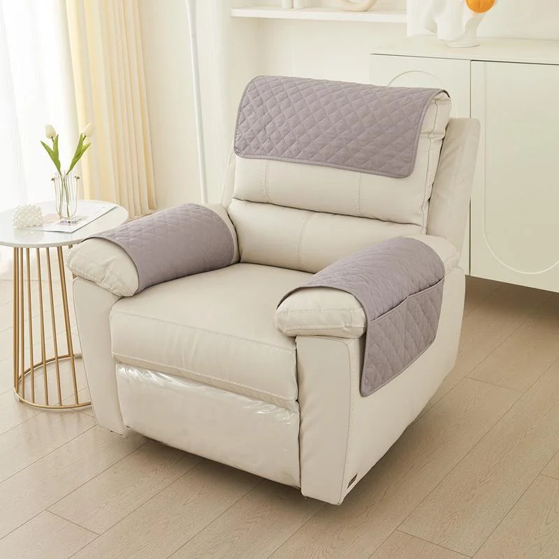 New Stretchy Sofa Armrest Cover Fleece Thickened Non Slip Couch Chair Arm Protector Stretch To Fit 2