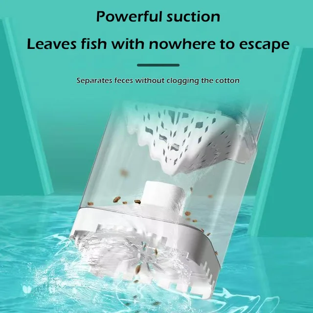 ปั๊มกรองตู้ปลา 6in1 ปั๊มลมใต้น้ำแบบเงียบ ปั๊มอากาศในตัว ปั๊มลมตู้ปลา เครื่องทำคลื่น 220v 5