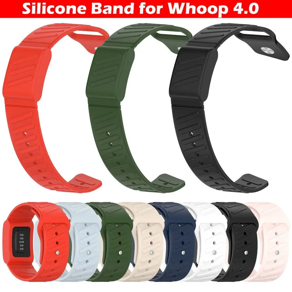 Breathable Silicone Sports Strap - Adjustable Replacement Wristband