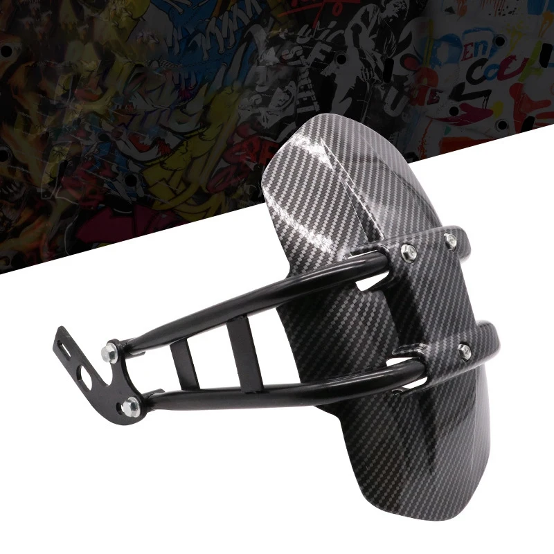 Universal Motorcycle Rear Wheel Cover Fender Splash Guard Mudguard for