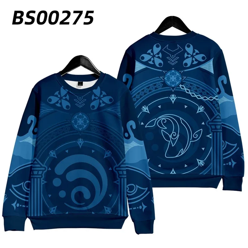 

Genshin Impact 3D O-Neck Sweatshirt for Men and Women, Streetwear, Casual Clothing, High Quality, New Arrival 2024