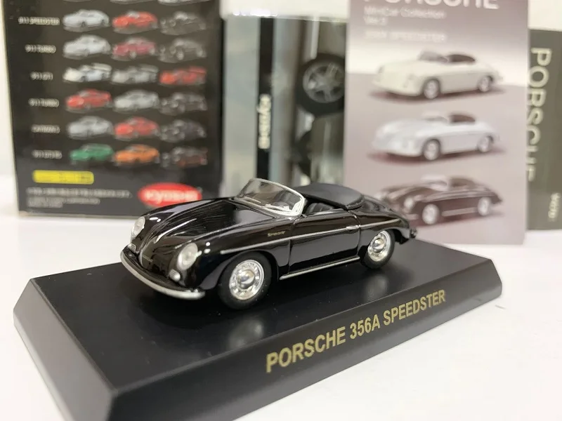 

Коллекция 1/64 KYOSHO porsche 356A Speedster, литой Сплав, модель на колесиках, украшения, подарок